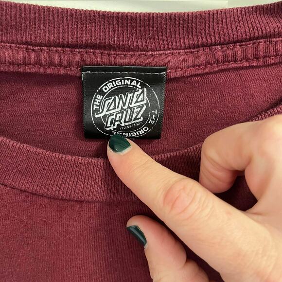 Men’s Santa Cruz, aquatic shirt, size large - Picture 2 of 5